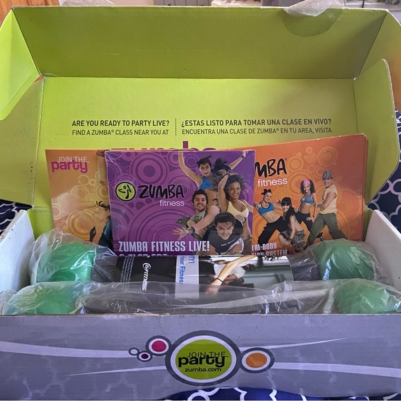 Zumba Total Body Transformation System DVDs and Toning Sticks - Picture 2 of 3